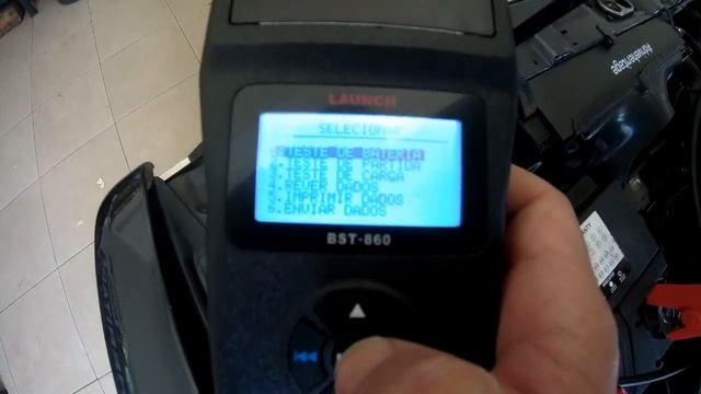 Launch BST 860 Battery tester смотреть онлайн