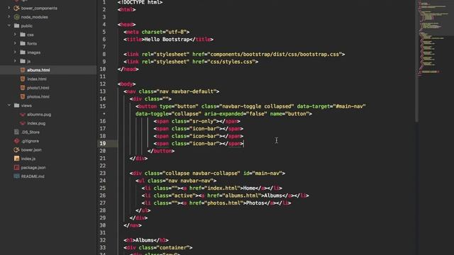 NodeJS#5 - Pug Template Engine смотреть онлайн