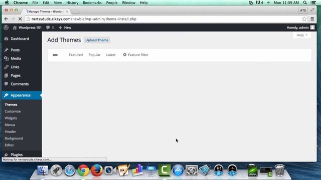 Tour of Wordpress Dashboard смотреть онлайн