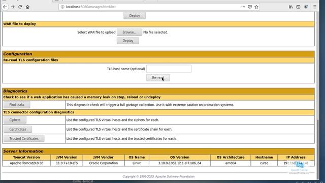 Curso Tomcat 9. Repaso de tomcat manager смотреть онлайн