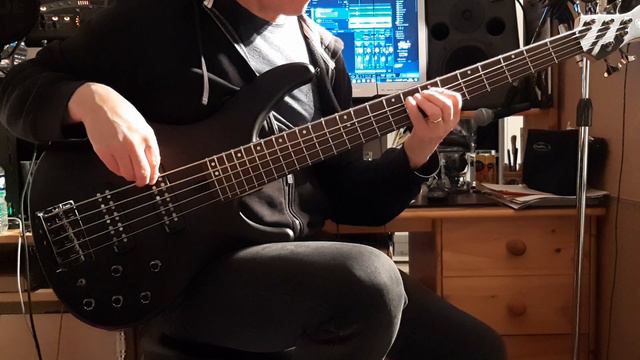 TRIVIUM - in the court of the dragon (bass cover) смотреть онлайн