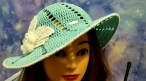 Летняя шляпка крючком. Шляпа крючком для начинающих. (720p).mp4