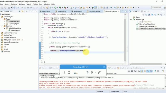 Selenide with Page Object Model смотреть онлайн
