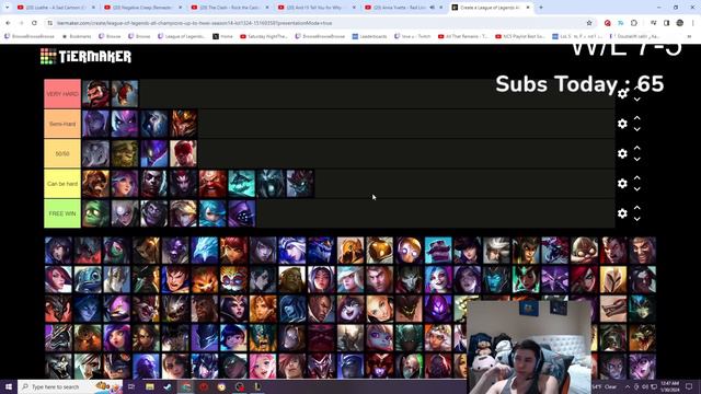 SEASON 14 KAYN MATCHUP TIER LIST