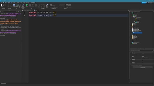 VARIABLES - Roblox Beginner Scripting Tutorial #5 смотреть онлайн