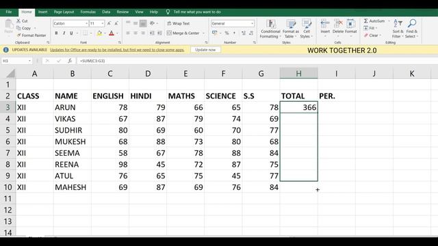 use of sum formula in 3 way(@worktogether2.0 )excel смотреть онлайн