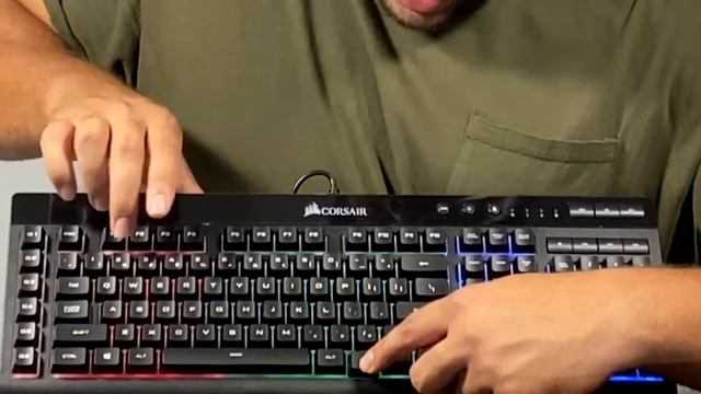 Corsair K55 RGB Gaming Keyboard Review & Unboxing смотреть онлайн