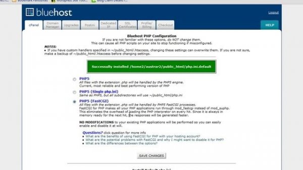 How To Install a php.ini file