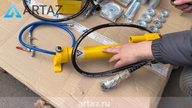 Выпрессовщик, съемник сайлентблоков и втулок Титан ТТН 20 и ТТН 20П для грузовиков смотреть онлайн