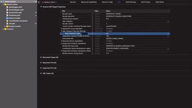 Swift - Enabling Local Networking (Info.plist) смотреть онлайн