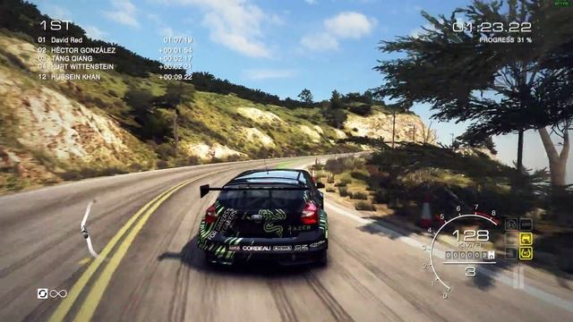 GRID Autosport - Linux OBS NVENC test смотреть онлайн