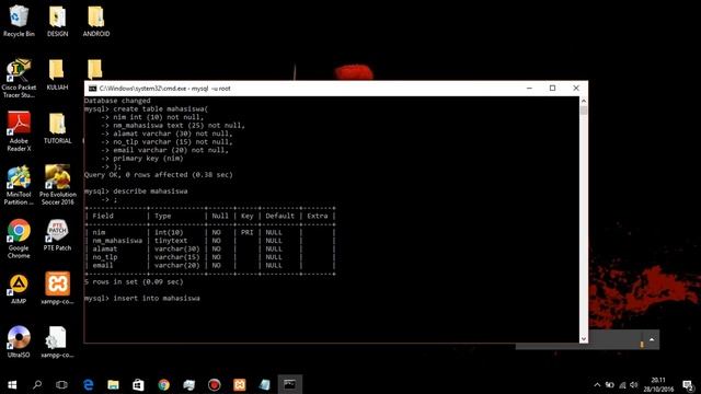 membuat database mysql via cmd смотреть онлайн