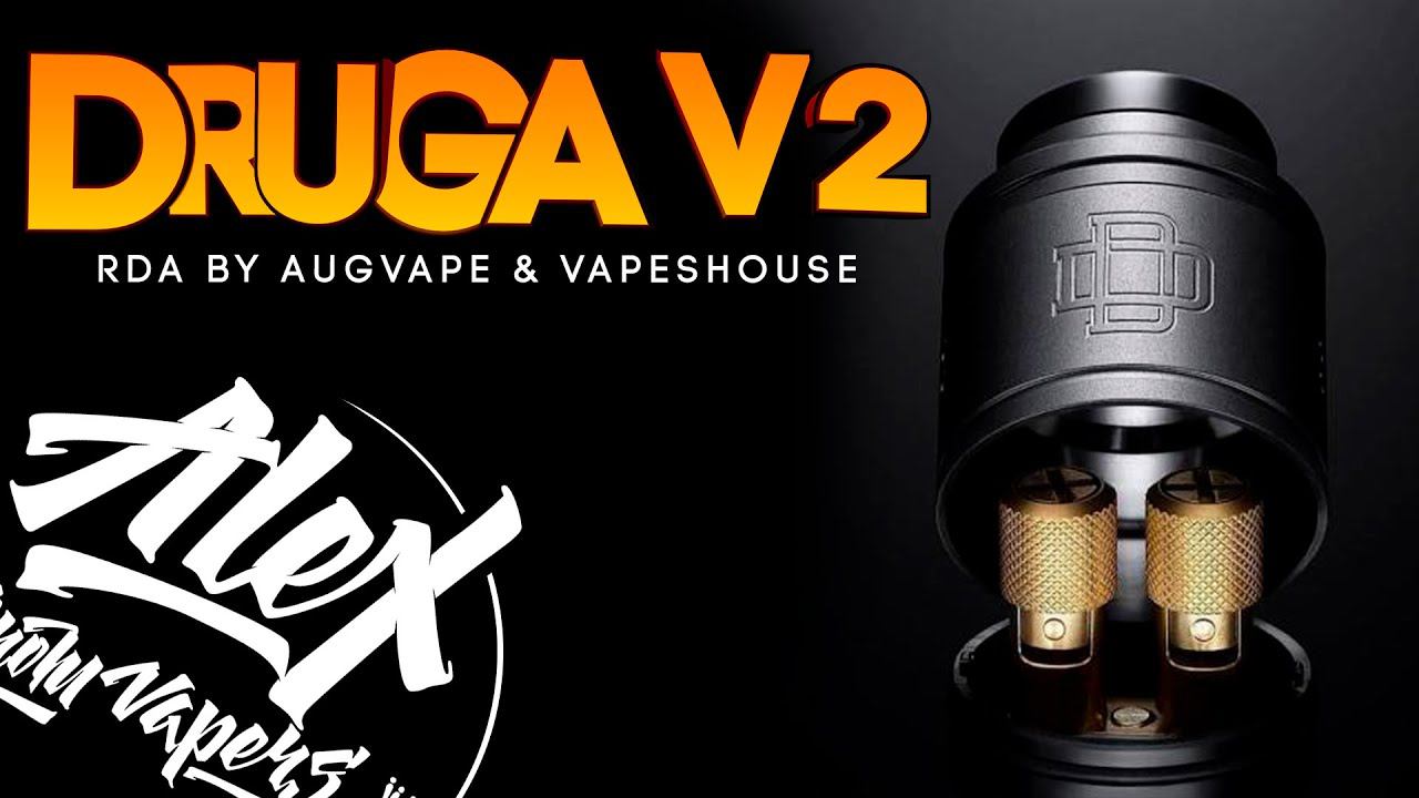 ПОЙМАЛ НОСТАЛЬГИЮ - DRUGA V2 RDA by Augvape & Vapeshouse l Alex VapersMD review смотреть онлайн