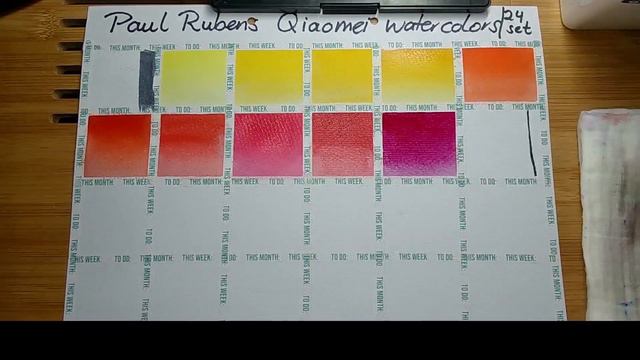 "Lost pigment set" the Paul Rubens Qiaomei watercolor set смотреть онлайн