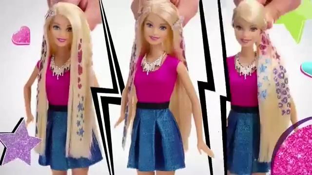 Barbie Glitter Hair Design Doll - Go Glitter Wild - CLG18 смотреть онлайн