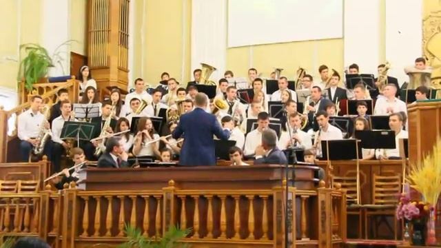 Духовой оркестр цервки Вефиль, Кишинёв. Праздник труб 9 Ноября 2014. Кишинёв, Молдова смотреть онлайн