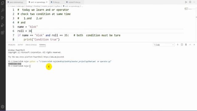 Operators In Python |AND OR OPERATOR | Python Tutorials For Absolute Beginners In Hindi #18 смотреть онлайн