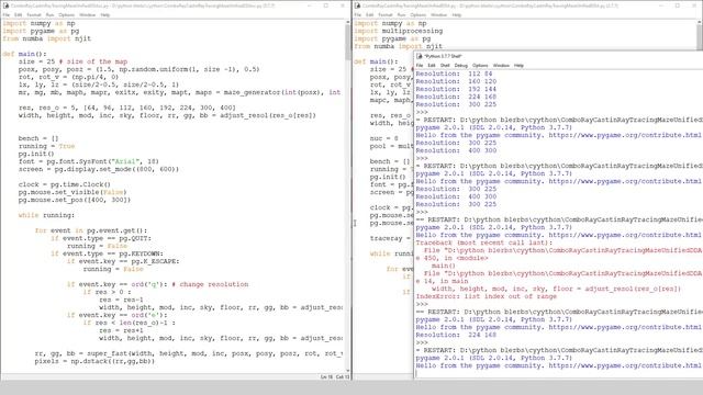 100x more performance in Python with Numba! Ray Tracing Maze 3d game смотреть онлайн