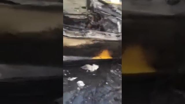 ШОК!!! Продолжение горящего Lamborghini в Дубае. смотреть онлайн