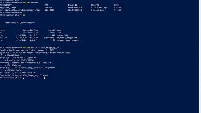 [ Win_Docker 5.1 ] Introduction to Docker windows Images Part -2 смотреть онлайн