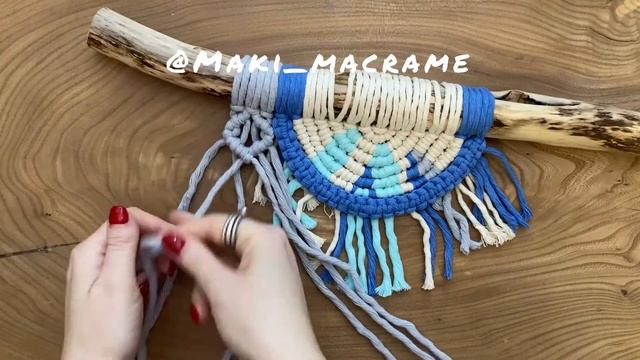 Macrame Wall Hanging DIY | macrame Half Circle | macrame tutorial смотреть онлайн