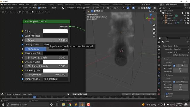 61. Principled Volume (Fire Simulation) смотреть онлайн