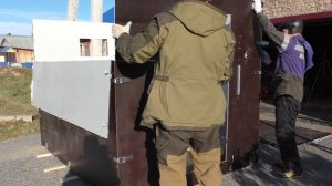 Быстросборный домик рыбака. СБОРКА НА ВРЕМЯ.