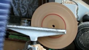 Изготовление чаши из разных пород дерева  на токарном станке