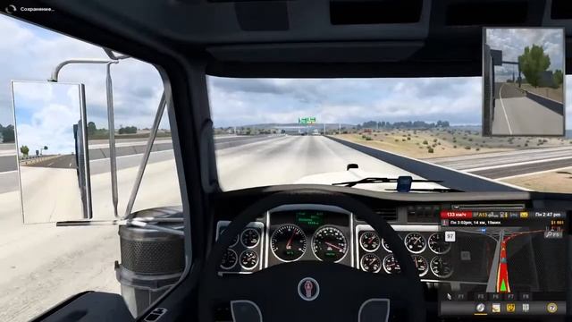 Начинаем роль Дальнобойщика из Америки из игры American Truck Simulator чусть #1 смотреть онлайн