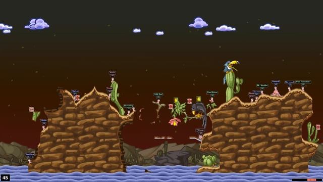 Worms World Party Remastered - ОНЛАЙН (ТРЭШ МАТЧ №3)