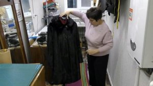 Увеличить  норковую шубу в размере  , не стандартное решение .