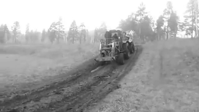 МТЗ- 82 на делянке смотреть онлайн