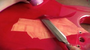 Как снять краску с гитары