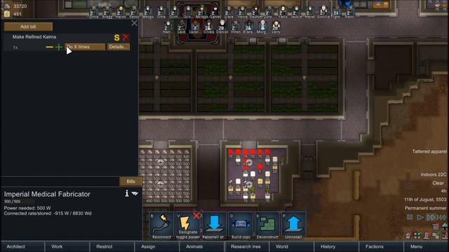 RimWorld Warhammer 40k - Imperial Guard Outpost Pt.66 - "Laxe vs. Swarm" [RimWorld Beta 18] смотреть онлайн