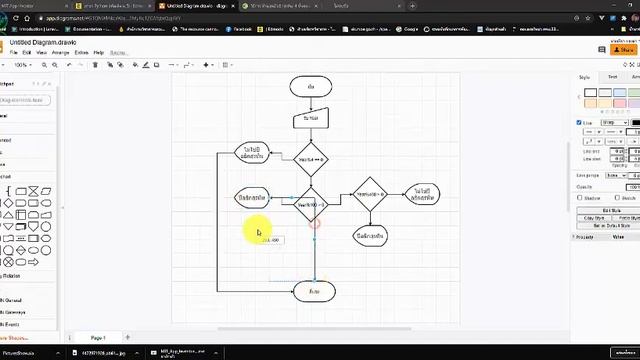 การออกแบบโปรแกรมด้วย Draw.io และเขียนโปรแกรมภาษา Python смотреть онлайн