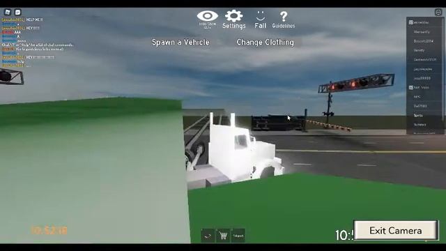 Passenger Train Hits Container Truck Cab View (Roblox Crash Town Game Thing) смотреть онлайн