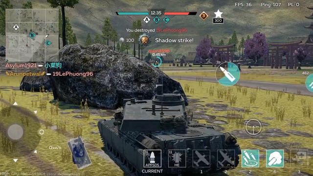 AMX-30B2 gameplay War thunder mobile gameplay #warthunder #warthundermobile смотреть онлайн