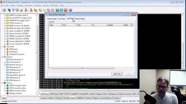 MDaemon Tutorial - Queue & Statistics Manager смотреть онлайн