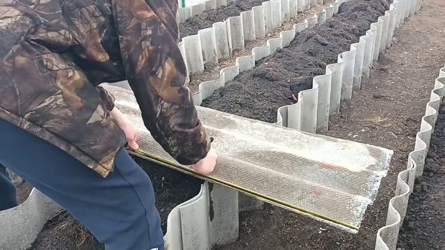 Шифер для грядок , грядки своими руками , грядки из шифера