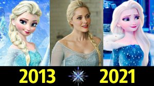 Эльза (Холодное сердце) - Эволюция (2013 - 2021) ! Все Появления Королевы Льда !