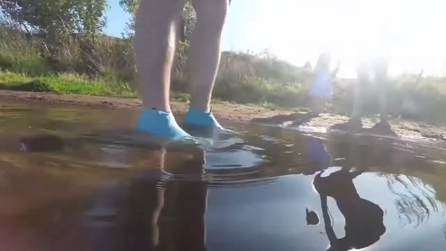 Многоразовые водонепроницаемые силиконовые чехлы-бахилы для обуви смотреть онлайн