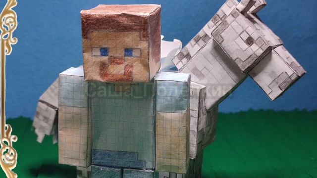 Мини-история "Спасение лосося", или Обзор всех моих поделок за 2021-2022 гг. #майнкрафт #избумаги смотреть онлайн