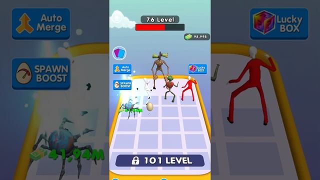 MAX LEVEL in Monsters Idle Merge Game! смотреть онлайн