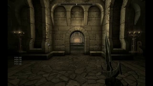 Как изменить поле зрения (FOV) в Skyrim смотреть онлайн