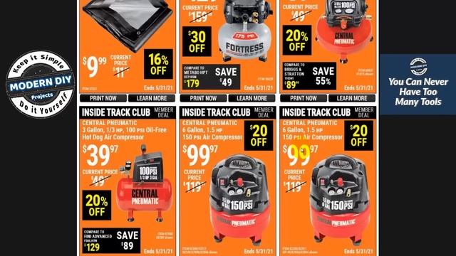 Inside Track Club Coupons Memorial Day Special 2021 from Harbor Freight смотреть онлайн