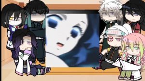 Hashiras react to Giyuu Tomioka || GiyuShino | KNY | Gacha Club