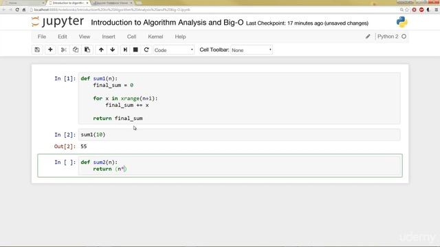 Introduction to Algorithm Analysis and Big O смотреть онлайн