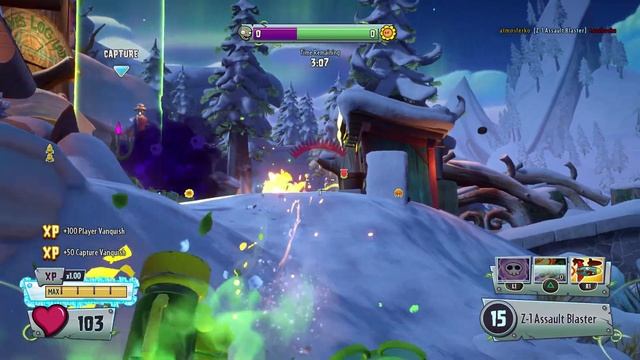 GREAT WHITE NORTH NIGHT Zombies Attack - Turf Takeover - PVZ Garden Warfare 2 (4K) смотреть онлайн