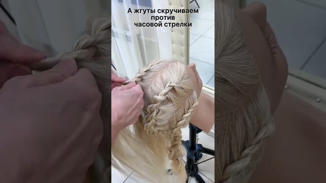 Прическа на выпускной с плетение "жгут" смотреть онлайн
