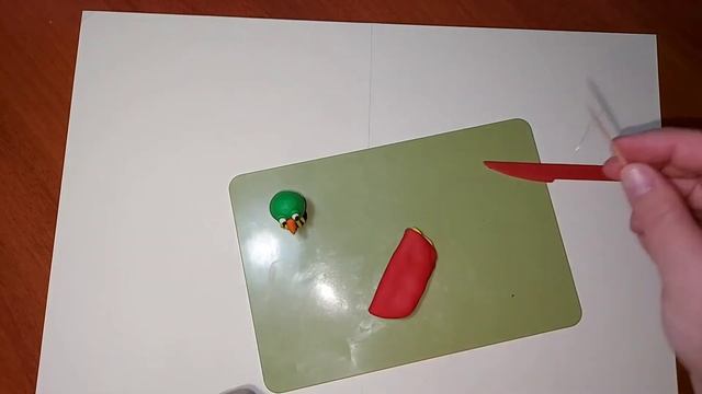 Попугай Вениамин. Лепка из пластилина. Детское творчество. смотреть онлайн